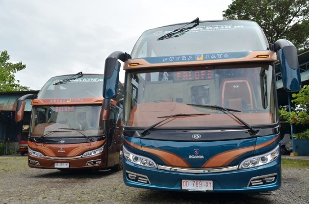 Foto - Seperti Ini Wujud Kemewahan Kabin Bus S-Liner PO Putra Jaya Makassar