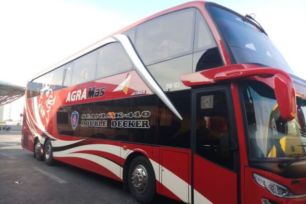 Foto - Agra Mas Luncurkan Bus Double Decker Mewah Trayek Bogor-Jakarta-Jepara