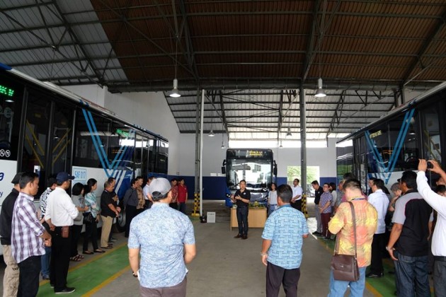 Foto - PT Indotruck Utama dan Steady Safe Gelar Syukuran Operasionalisasi Bus Maxi B 11 R Transjakarta