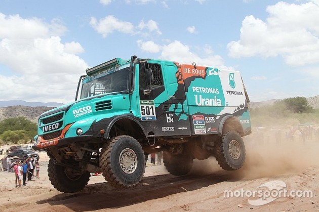 Foto - Pembalap Truk Iveco Tampil Sangat Dominan di Stage 5 Dakar Rally 2017