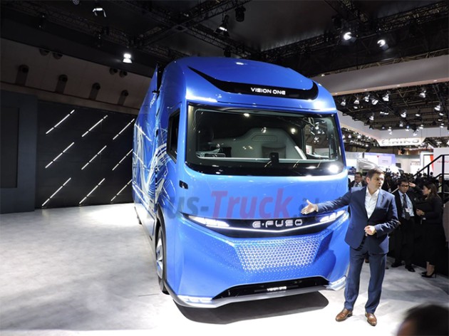 Foto - Tokyo Motor Show 2017: Mitsubishi Kenalkan Truk Listrik Heavy Duty, E-FUSO Vision ONE 