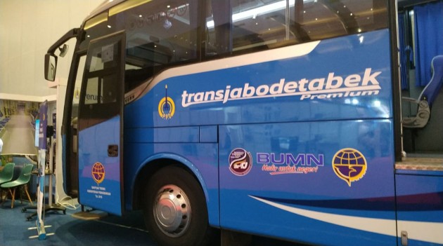 Foto - Perum PPD Kampanyekan Layanan Transjabodetabek Premium di Busworld SEA 2019