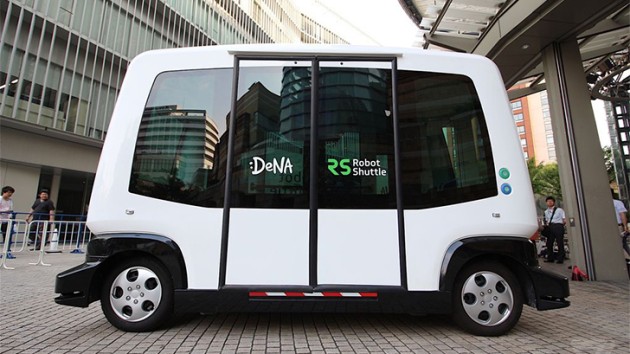 Foto - Jepang Ujicoba Bus Robot Shuttle Tanpa Awak untuk Persiapan Olimpiade 2020