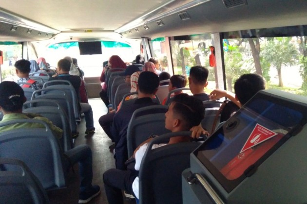 Foto - Bukan Saja Bus Listrik, Bus Tingkat Juga Diserbu Wisatawan