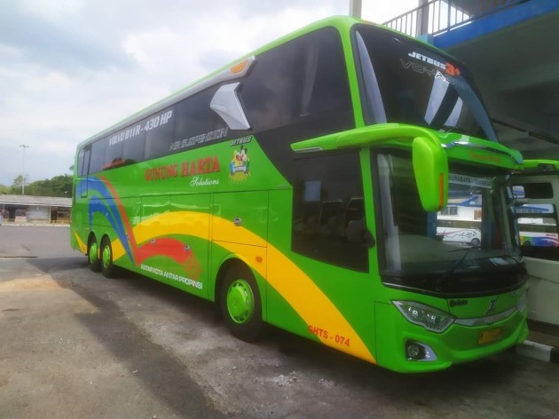 Foto - Lima PO Bus Ini Yang Pertama Pakai Sasis Premium Volvo B11R