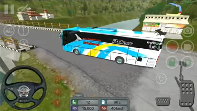 Foto - Nyetir Bus Via Simulator, Bisa Benar-benar Mirip Aslinya