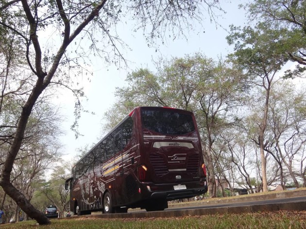 Foto - Reborn! Bus New Patriot Buatan Karoseri Morodadi Prima Malang, Bergaya Simpel dan Elegan