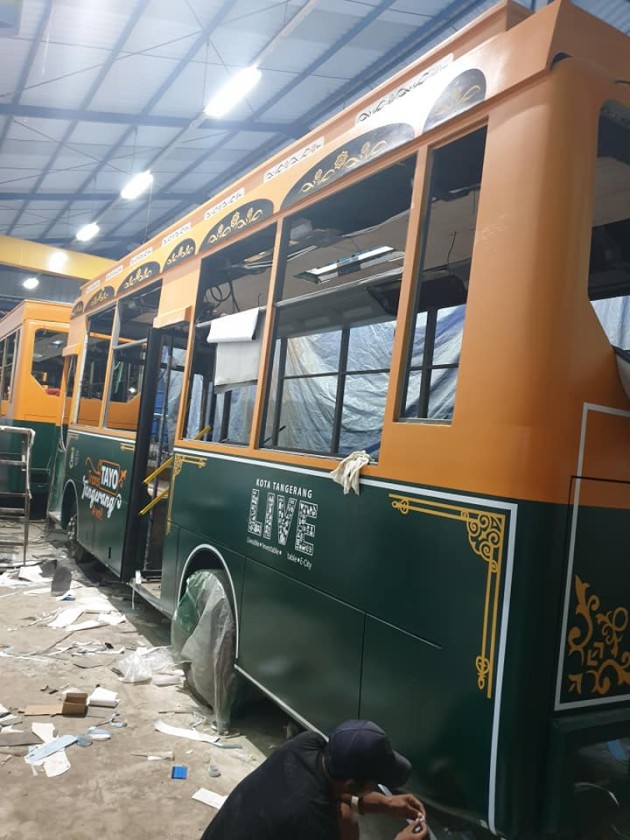 Foto - Berkelir Hijau, Bus Imut 'TAYO Tangerang' Siap Beroperasi