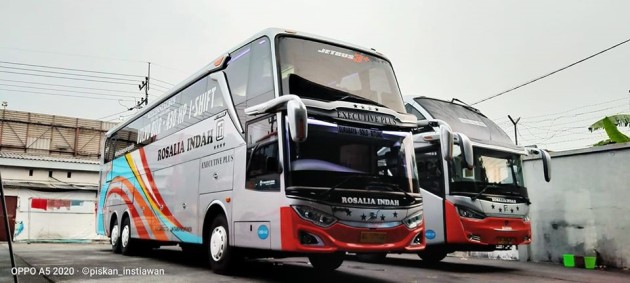 Foto - Lima PO Bus Ini Yang Pertama Pakai Sasis Premium Volvo B11R