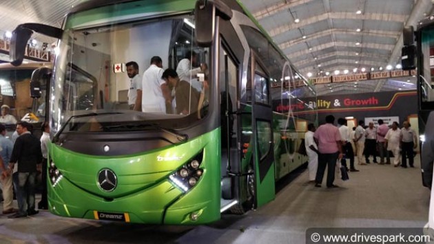 Foto - Busworld India 2018: Dreamz, Sleeper Bus Double Decker Nan Mewah dengan Panjang Hampir 15 Meter