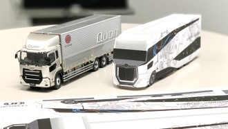Papercraft UD Trucks Quon Concept 202X Bikin Anak Makin Kreatif