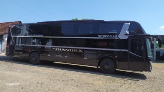 Mengintip Detail Bus Dream Coach PO New Shantika
