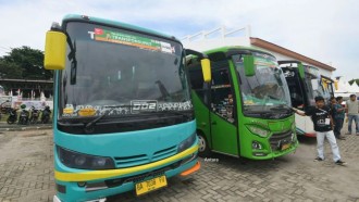 Ratusan Bus Dukung PON XXI 2024