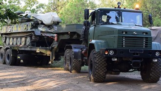 Truk Militer Ukraina Yang Digunakan Melawan Pasukan Rusia