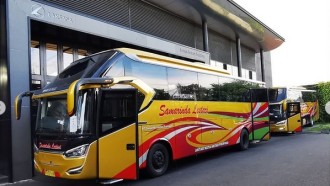 PO Samarinda Lestari Hadirkan Tiga Bus Berbodi Legacy Di Kalimantan