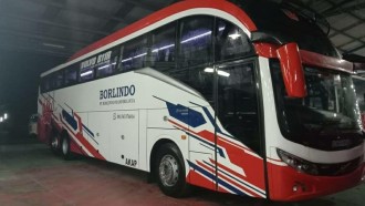 PO Borlindo Hadirkan Bus Volvo B11R Berbodi Evolander Unik