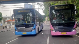 Angkutan Umum Jakarta Waktu Tunggunya Makin Cepat