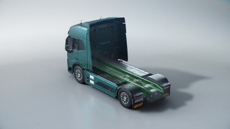 Sasis Truk Volvo Menggunakan Hidrogen Sebagai Bahan Bakunya