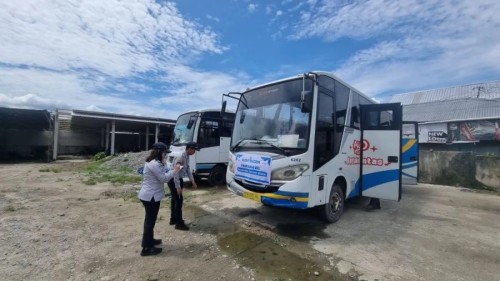 Kesiapan Armada Bus Di Maluku Sebelum Bulan Puasa