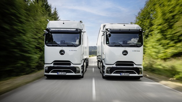 Foto - Mercedes-Benz Trucks Rilis Truk Listrik eActros 600