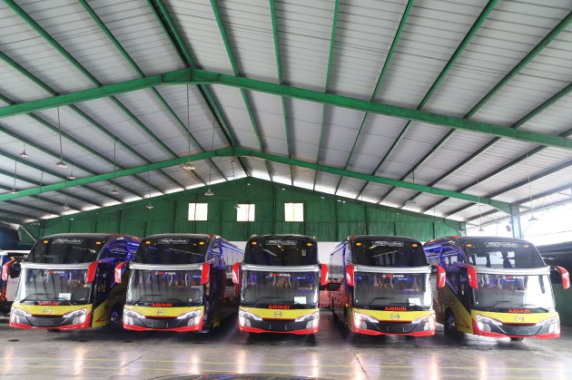 Foto - New Armada Rilis 5 Bus Baru Pesanan PO Arimbi