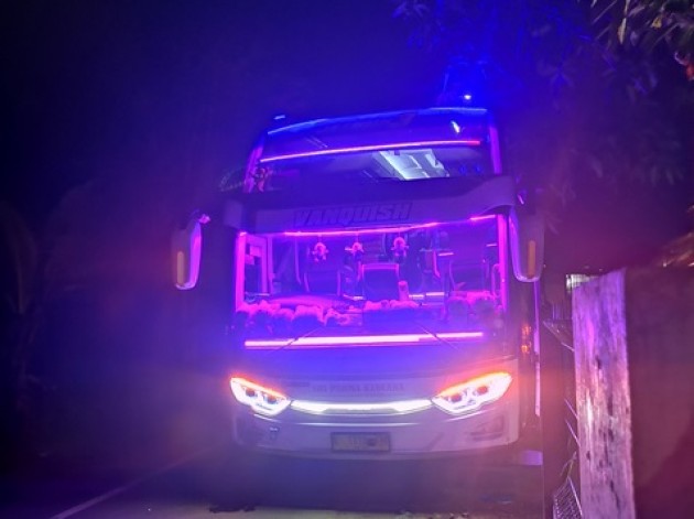 Foto - Begini Sosok Bus PO Sri Padma Kencana Sebelum Celaka, Sempat Beri Kenangan Baik