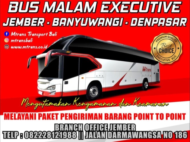 Foto - Bus-Bus Denpasar Rute Jember Makin Marak, Ini Yang Baru