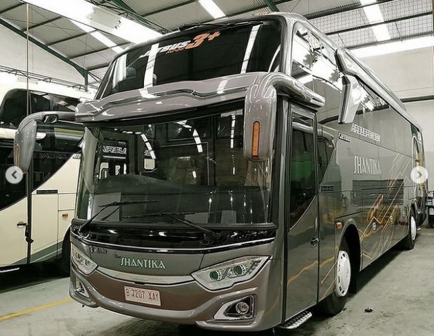 Foto - PO New Shantika Hadirkan Bus Baru, Ada Versi Social Ditancing