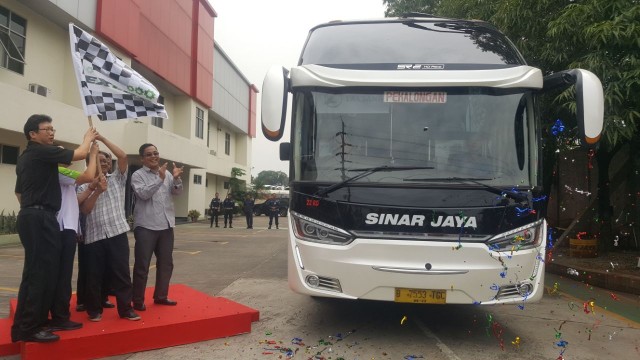 Pertamina Uji Komparasi Bahan Bakar Mesin Diesel di Armada Bus Malam PO Sinar Jaya