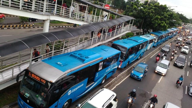 JPO Halte TransJakarta BI Ditutup, Efek Pembangunan MRT Jakarta Fase 2