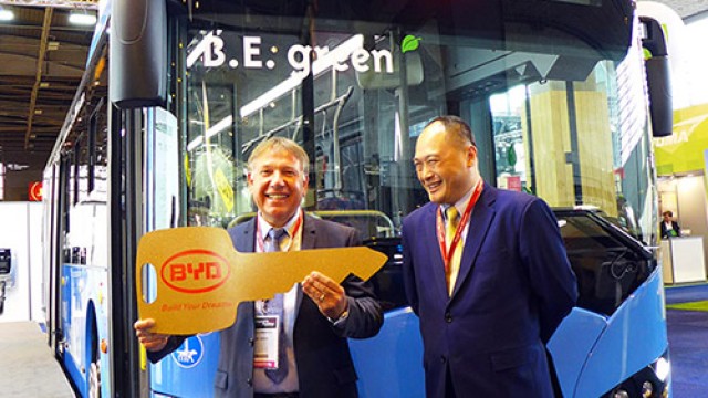 Garap Pasar Eropa, Pabrikan Bus Cina BYD Dirikan Perakitan Bus Listrik di Prancis