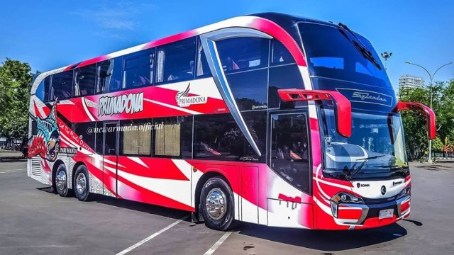 FOTO : Bus Cantik Double Decker Ini Akan Mengisi Booth Karoseri New Armada di Busworld 2019