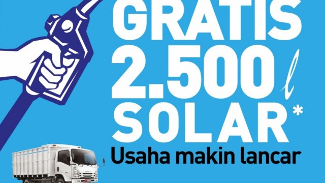 Gratis 2,500 Liter Solar dari Isuzu, Usaha Makin Lancar