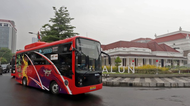 Bus Kota Listrik Sudah hadir Di Surabaya 