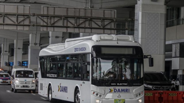 Armada Bus Listrik DAMRI Mulai Dioperasikan Mendukung Program Bebas Emisi