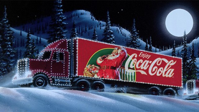 Truk Coca Cola Bergambar Sinterklas Ini Siap Menyambut Perayaan Natal 2016