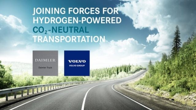 Daimler dan Volvo Kroyokan Bikin Pengembangan Truk Hidrogen 