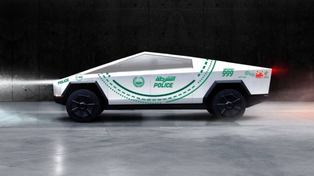 Tesla Cybertruck Jadi Mobil Polisi Dubai