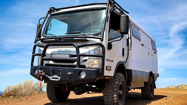 EarthCruiser, Beralih Dari Fuso Ke Isuzu Untuk Camper Van Off-roadnya