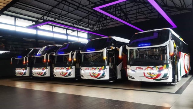 Naik Bus NPM Dari Padang, Dapat Hand Sanitizer Gratis