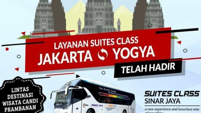 Suites Class PO Sinar Jaya Kini Bertrayek Jakarta-Jogja, Bisa Wisata Candi