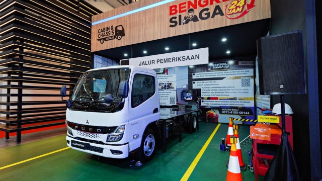 GIIAS 2024: Mitsubishi Fuso Punya Bengkel Repair Bodi Dan Sasis