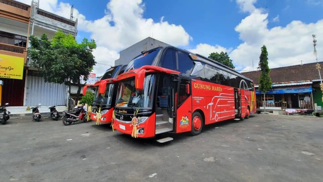 Bus Tronton Baru PO Gunung Harta, Siap Isi Rute Denpasar-Jogjakarta
