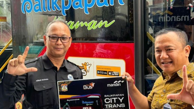 Kartu Non Tunai Untuk Naik Bus Kota Di Balikpapan 