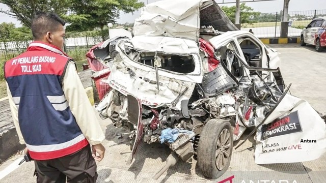 Pramudi Truk Tabrak Mobil Kru Televisi Jadi Tersangka