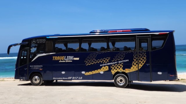 Masih Gres, Segini Biaya Sewa Jetbus 5 PO Travelink di Bali