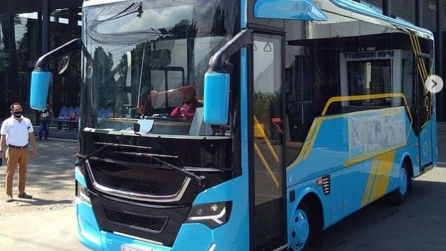 Medium City Bus Baru Karoseri Laksana, Futuristik Dan Ramah Difabel