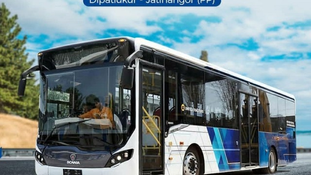 Hari Ini Bus Scania Lower Deck, Mengaspal Perdana di Bandung