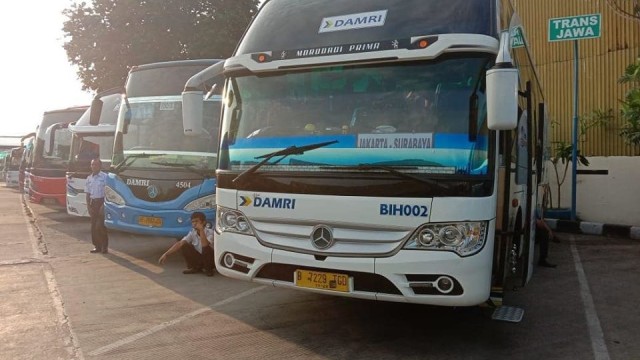 Harga Masih Promo, Damri Jual Tiket Bus AKAP Trans Jawa Jakarta-Surabaya di Traveloka