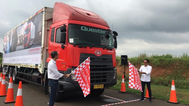 Enam Pengemudi Andal UD Trucks Rebutkan Tiket Kompetisi Ke Jepang 